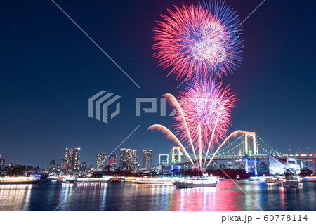 お台場レインボー花火 60778114