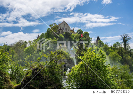 Laufen Castle at the Rhine Falls of Schaffhausen, 60779819