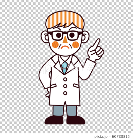 生氣的醫生的插圖 60780815
