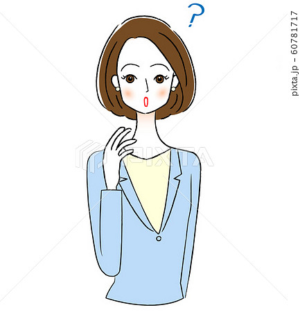 女性　ビジネス　疑問 60781717