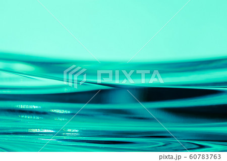 Abstract blurred mint wavy background 60783763