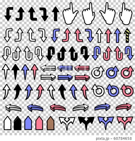 箭頭顏色集 60784658