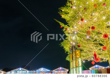 横浜みなとみらい　赤レンガ倉庫　クリスマスツリー　クリスマスマーケット 60788366