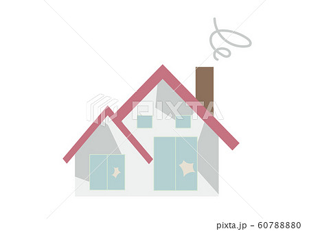 古い家のイラスト素材 6070
