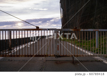 北海道 様似町 幌満 日高耶馬渓 ゲート 北海道 様似町 幌満 日高耶馬渓 ゲート 60789418