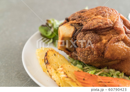 Crispy pork knuckle or German Pork Hocks Crispy pork knuckle or German Pork Hocks 60790423
