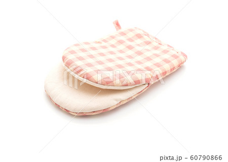 Oven glove on white 60790866