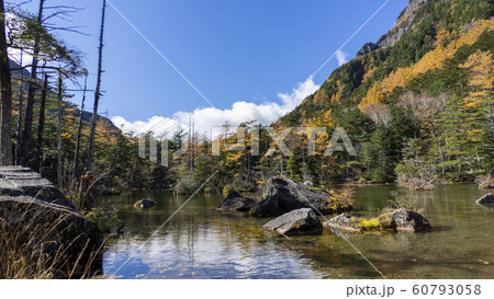 上高地 河童橋 上高地 河童橋 60793058