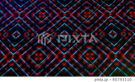 Animated light shinning red and blue dots and stars square shapes Animated light shinning red and blue dots and stars square shapes 60793510