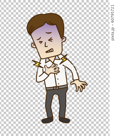 胸痛の若者 胸痛の若者 60795721