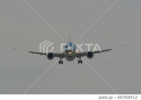 Passenger airplane landing at Saigon Airport 60798412