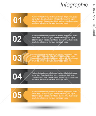 Info-graphic design template. 60799014