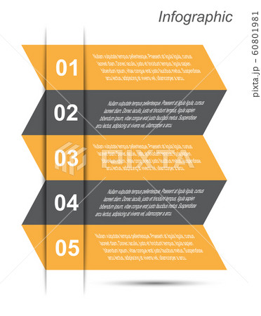 Info-graphic design template. 60801981