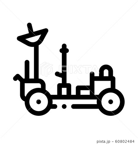 Astronaut Moon Rover Icon Outline Illustration Astronaut Moon Rover Icon Outline Illustration 60802484