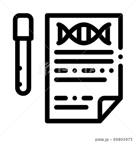 Result Test List Flask Icon Outline Illustration Result Test List Flask Icon Outline Illustration 60803975