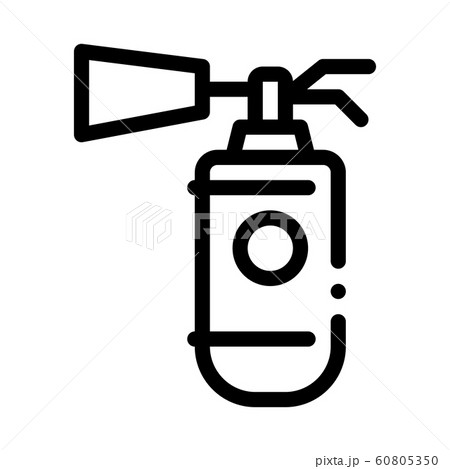 Fire Extinguisher Device Icon Outline Illustration 60805350