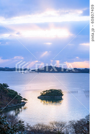 松島　朝景　天使の梯子　【宮城県】 60807409