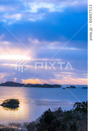 松島　朝景　天使の梯子　【宮城県】 60807513