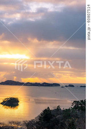 松島　朝景　天使の梯子　【宮城県】 60807514