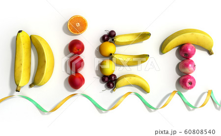 white plate with laid out on her word diet 60808540