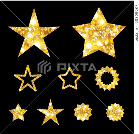 Gold luxury fashion shiny star. Gold luxury fashion shiny star. 60809037