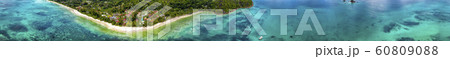 praslin island seychelles paradise beach aerial 60809088