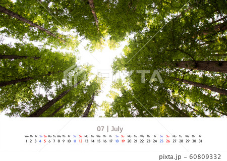 カレンダー 2020 日 60809332