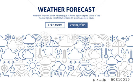Weather Forecast Banner Design 60810019