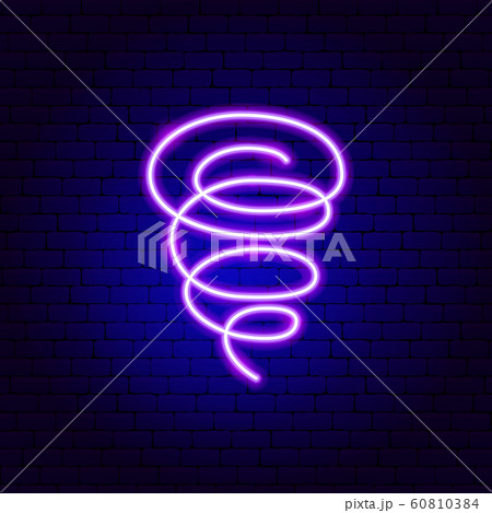 Tornado Neon Sign Tornado Neon Sign 60810384