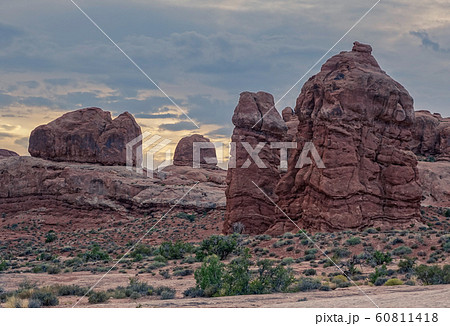 Sunset in Arches National Park 60811418