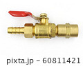 air valve, brass AC, Brass needle valve isolated 60811421