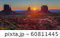 Sunset in the Monument Valley 60811445