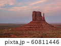 Sunset in the Monument Valley 60811446