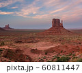 Sunset in the Monument Valley 60811447