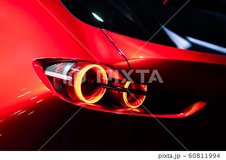 Detail of car LED backlights lamp of new cars 60811994