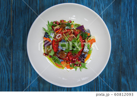 Escabeche fish dish with caviar: 60812093