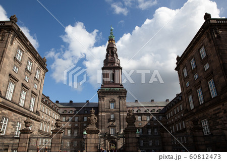 Christiansborg Palace tower close-up, Copenhagen, Christiansborg Palace tower close-up, Copenhagen, 60812473