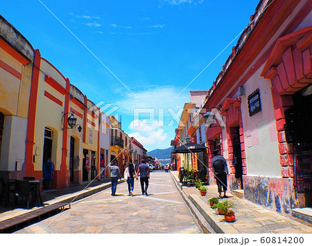 ＜メキシコ＞サンクリストバルデラスカサスの街並み② 60814200