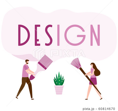 People, building, home repair tools, painting work 60814670