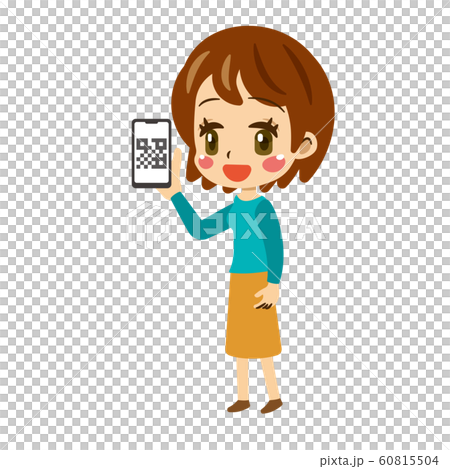 女性イラスト　 60815504