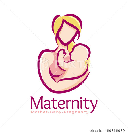 Maternity logo design template, pregnancy mother 60816089