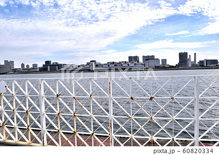 晴海運河 豊洲方面 60820334