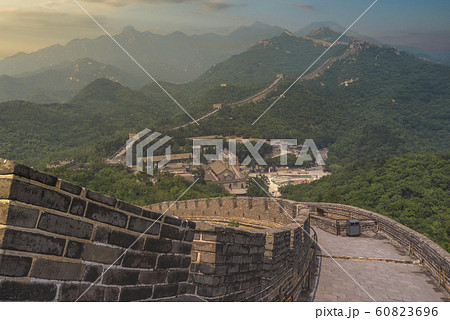 View of the great Chinese wall View of the great Chinese wall 60823696