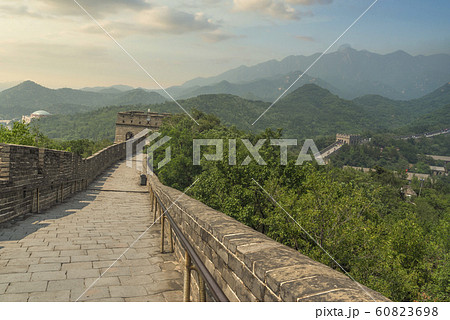 View of the great Chinese wall 60823698