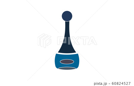 Nail polish bottle icon simple style vector image	 60824527