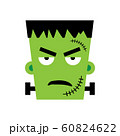 Halloween Frankenstein Vector illustration. Angry 60824622