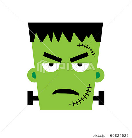 Halloween Frankenstein Vector illustration. Angry 60824622