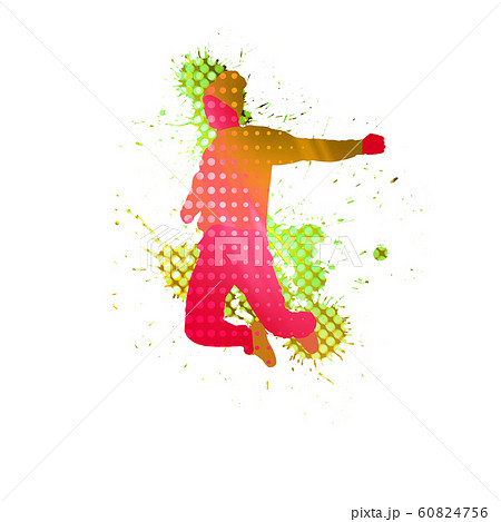 Dancer silhouette Dancer silhouette 60824756