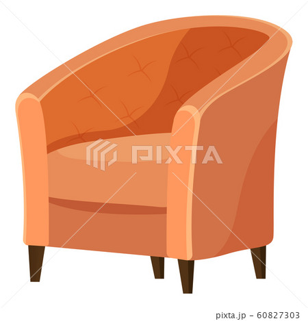 Contemporary Soft Seat for Coffeehouse Vector 60827303