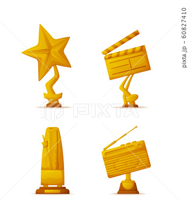 Movie and Music Awards, Gold Trophy Cups or Prizes Movie and Music Awards, Gold Trophy Cups or Prizes 60827410
